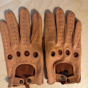 Men's Deerskin Driving Gloves Size L